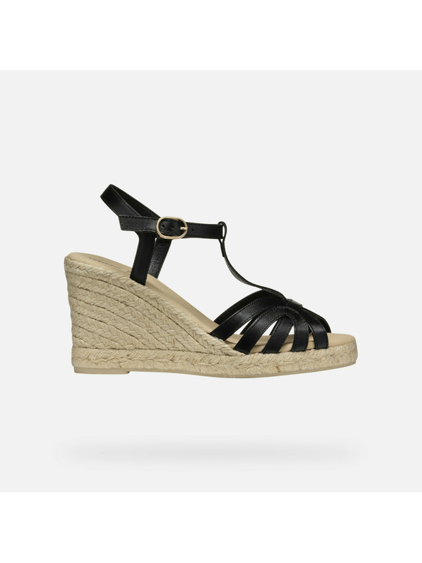 Geox Črne ženske sandale Geox Gelsa