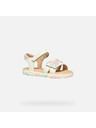 Geox Bele dekliške sandale Geox Sandal Haiti
