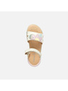 Geox Bele dekliške sandale Geox Sandal Haiti
