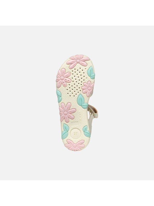 Geox Bele dekliške sandale Geox Sandal Haiti