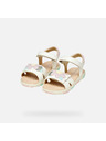 Geox Bele dekliške sandale Geox Sandal Haiti