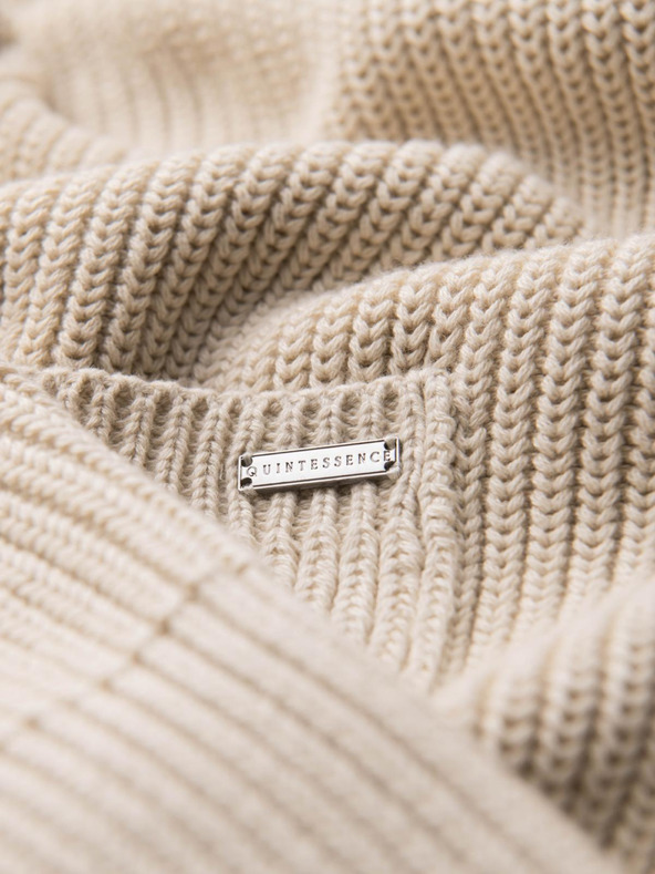 Ombre Clothing Moški bombažni pulover s šalomino ovratnikom - bežna V2 OM-SWCD-0153 Ombre Clothing