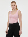 Orsay Svetlo roza ženski top z naborki ORSAY