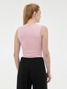 Orsay Svetlo roza ženski top z naborki ORSAY