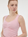 Orsay Svetlo roza ženski top z naborki ORSAY