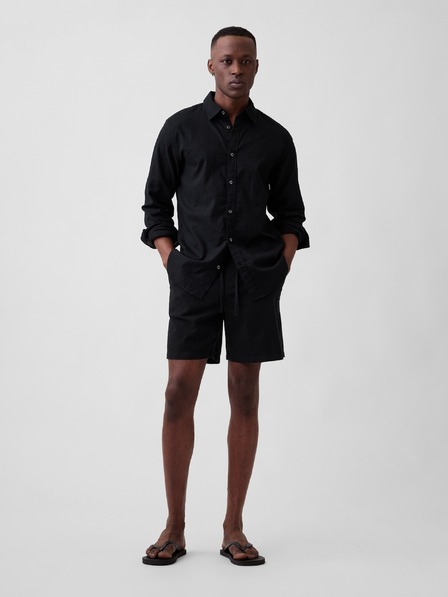 GAP GAP Kratke hlače iz lanenega mešanca