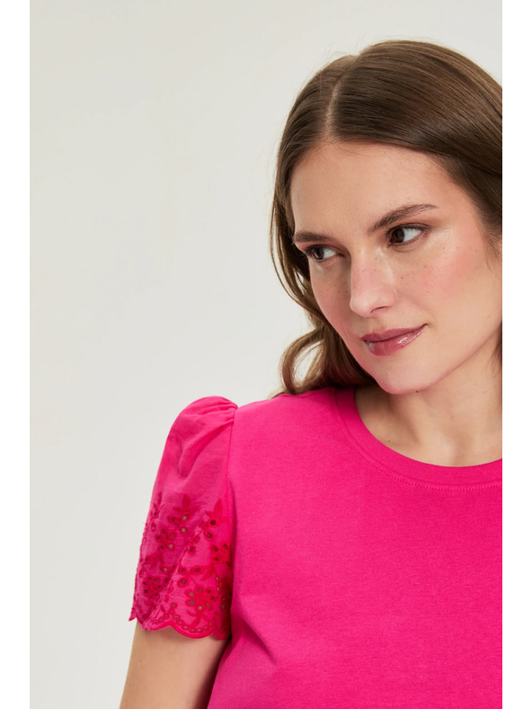Moodo Gladka majica fuksija Moodo