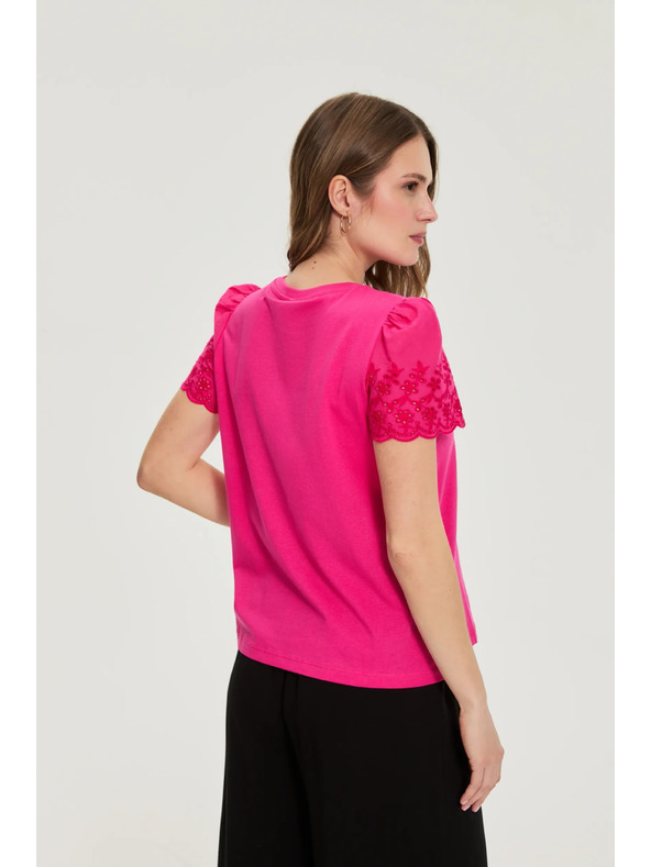 Moodo Gladka majica fuksija Moodo