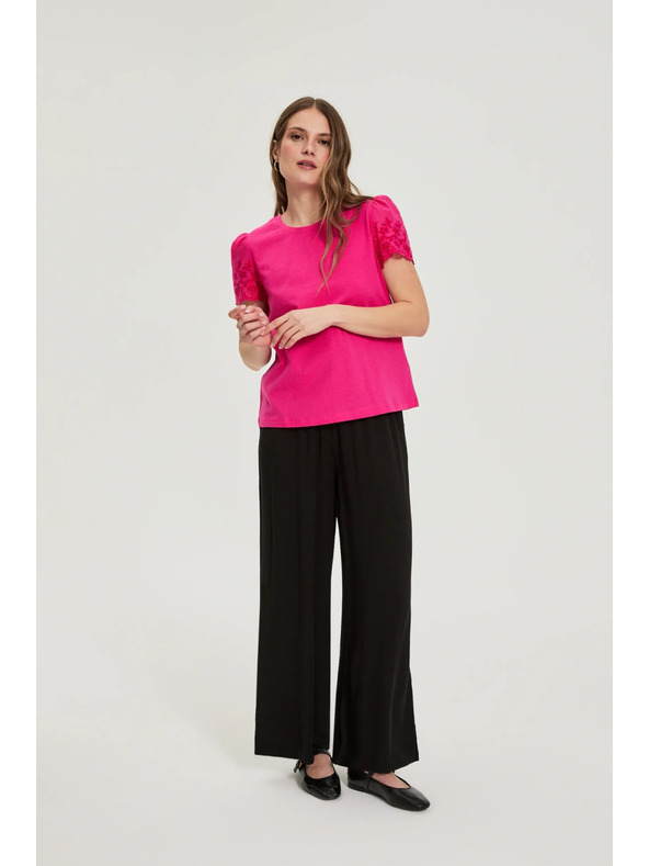 Moodo Gladka majica fuksija Moodo