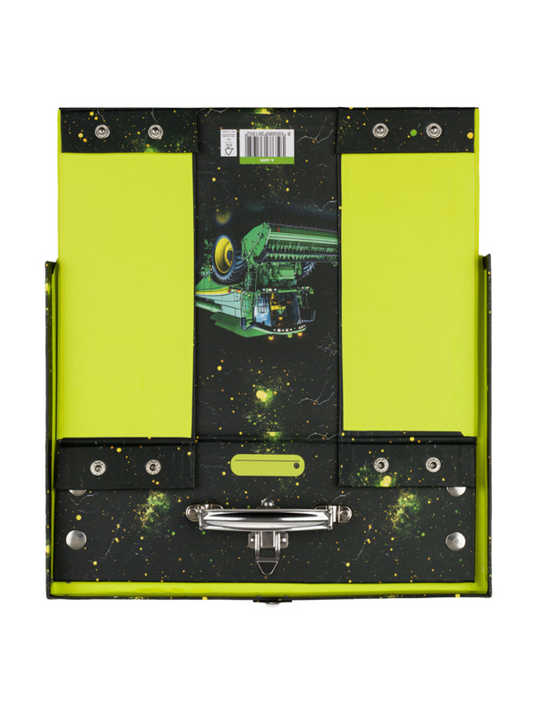 BAAGL  BAAGL Zložljiva šolska kovčka Traktor s kovanjem