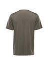 ALPINE PRO Moška funkcionalna majica s cool-dry ALPINE PRO BOND 3 stone gray