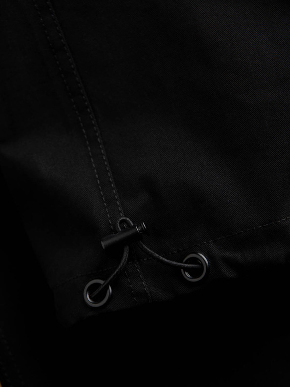 Ombre Clothing Črne moške tovorne hlače Ombre Clothing