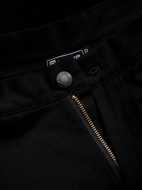 Ombre Clothing Črne moške tovorne hlače Ombre Clothing