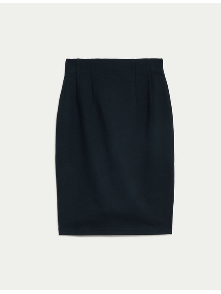 Marks & Spencer Žerzejová pouzdrová sukně ke kolenům Marks & Spencer mornarsko modra