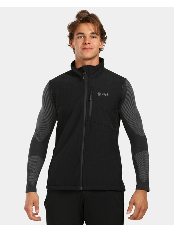 Kilpi Moški softshell brezrokavnik Kilpi NOIL-M Črn