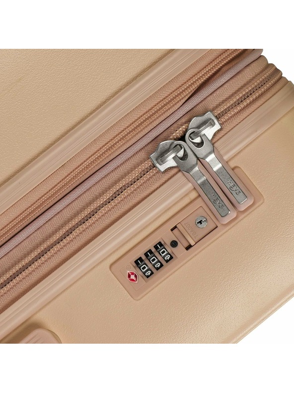 Heys Svetlo rjav Heys pastelni potovalni kovček M