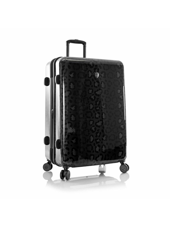Heys Črni potovalni kovček Heys Black Leopard L