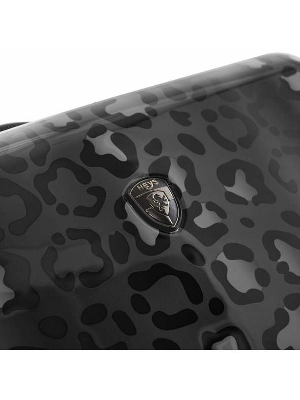 Heys Črni potovalni kovček Heys Black Leopard L