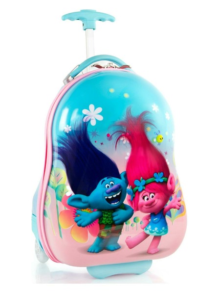 Heys Modri kovček Heys Kids Trolls Turquoise
