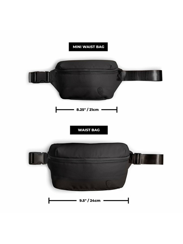 Heys Črna ledvična torba Heys Puffer Mini Waist Bag