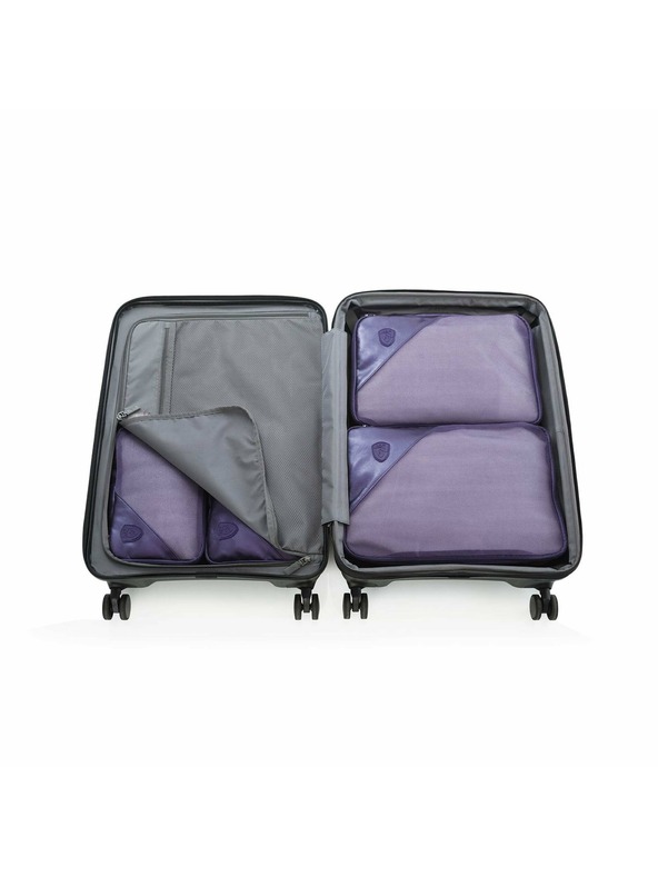 Heys Komplet petih potovalnih organizatorjev v temno modri barvi Heys Metallic Packing Cube 5pc