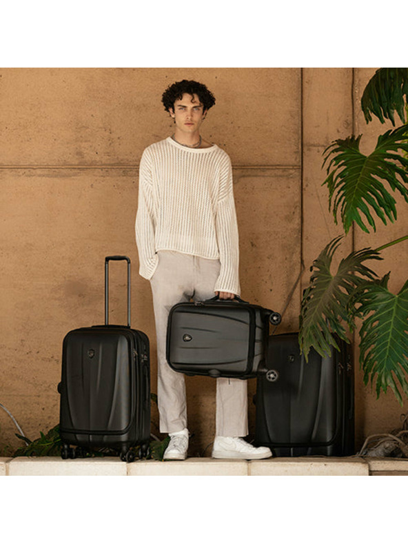 Heys Črn potovalni kovček Heys Vantage Smart Luggage S