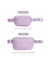 Heys Ledvinka Heys Puffer Mini Waist Bag Lavender