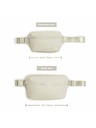 Heys Ledvinka Heys Puffer Waist Bag Off White