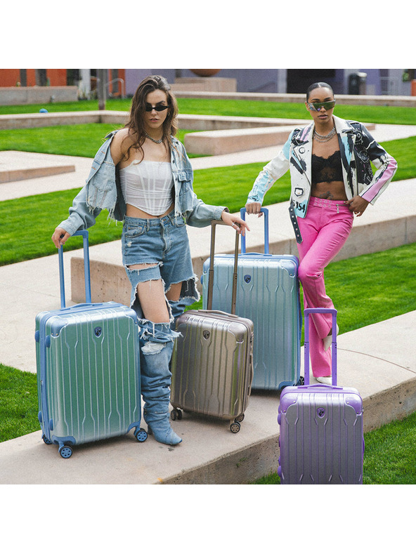 Heys Set potovalnih kovčkov Heys Xtrak S,M,L Rose Gold