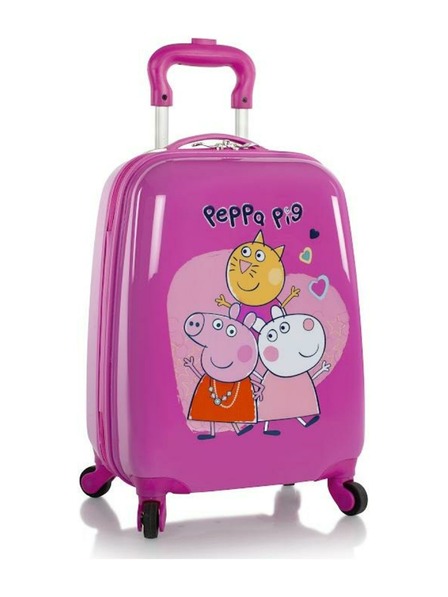Heys Otroški kovček Heys Kids Peppa Pig 4w Pink