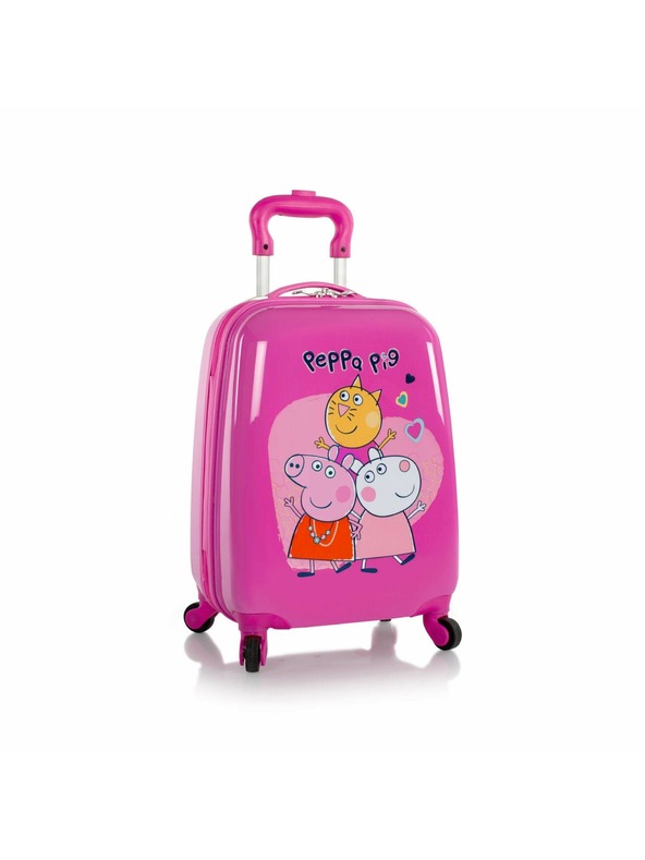 Heys Otroški kovček Heys Kids Peppa Pig 4w Pink