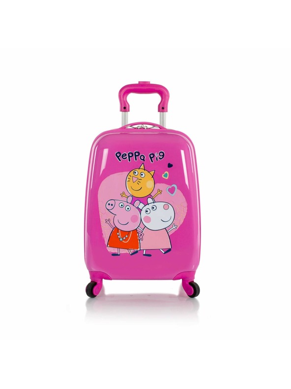 Heys Otroški kovček Heys Kids Peppa Pig 4w Pink