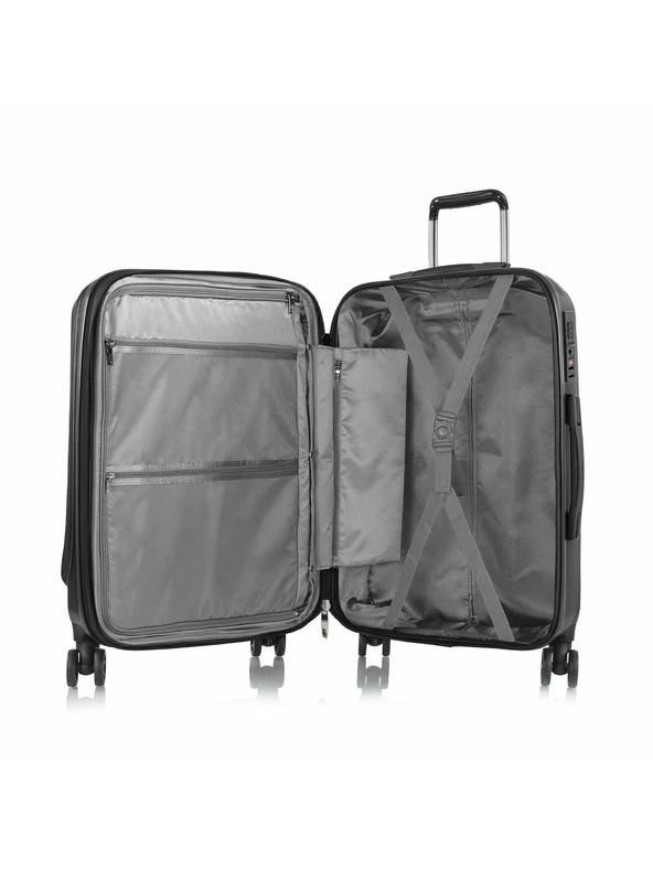 Heys Set potovalnih kovčkov Heys Vantage Smart Luggage S,M,L Black – komplet 3 kovčkov