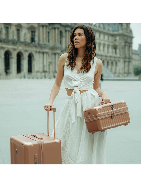 Heys Kozmetični kovček Heys Luxe Beauty Case Rose Gold