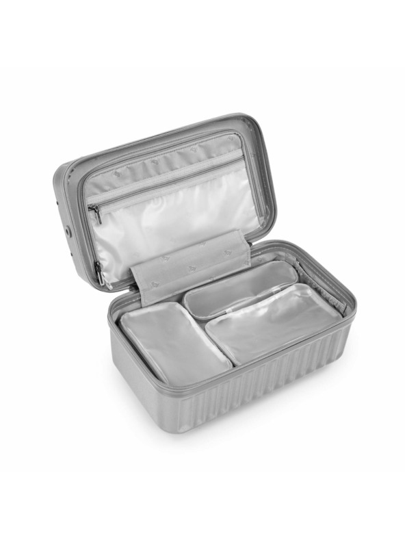 Heys Kozmetični kovček Heys Luxe Beauty Case Silver