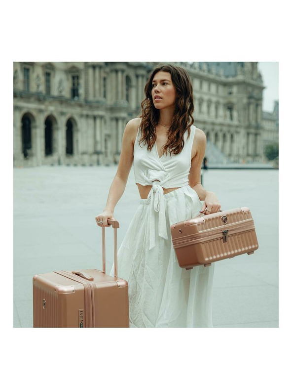 Heys Kozmetični kovček Heys Luxe Beauty Case Gunmetal