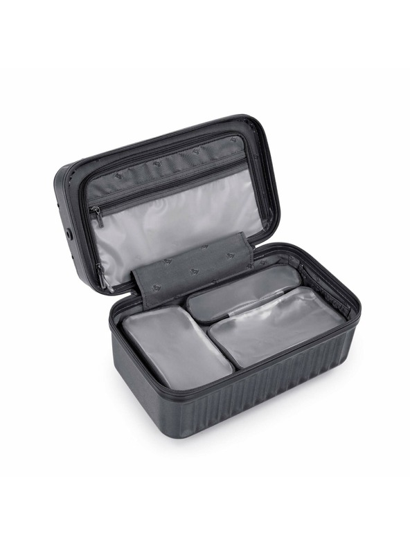 Heys Kozmetični kovček Heys Luxe Beauty Case Gunmetal
