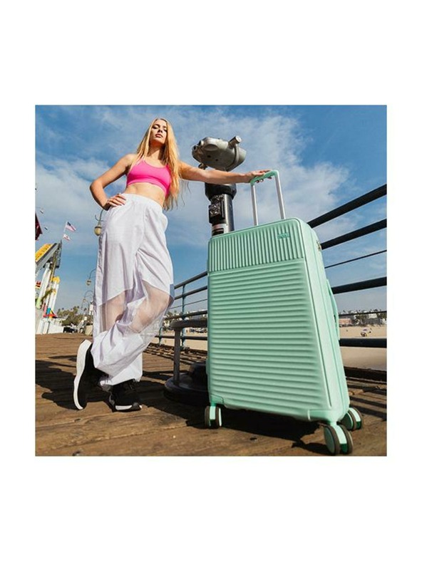 Heys Svetlomodri pastelni potovalni kovček Heys L