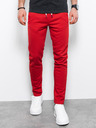 Ombre Clothing Moške trenirke - rdeča P866 Ombre Clothing