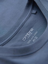 Ombre Clothing Moško bombažno majico BASIC s krožnim izrezom - bela/grafit/modra denim V8 OM-TSBS-0268 Ombre Clothing