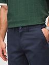 Ombre Clothing Moške trdne hlače chino REGULAR FIT - temno modre V4 OM-PACP-0293 Ombre Clothing