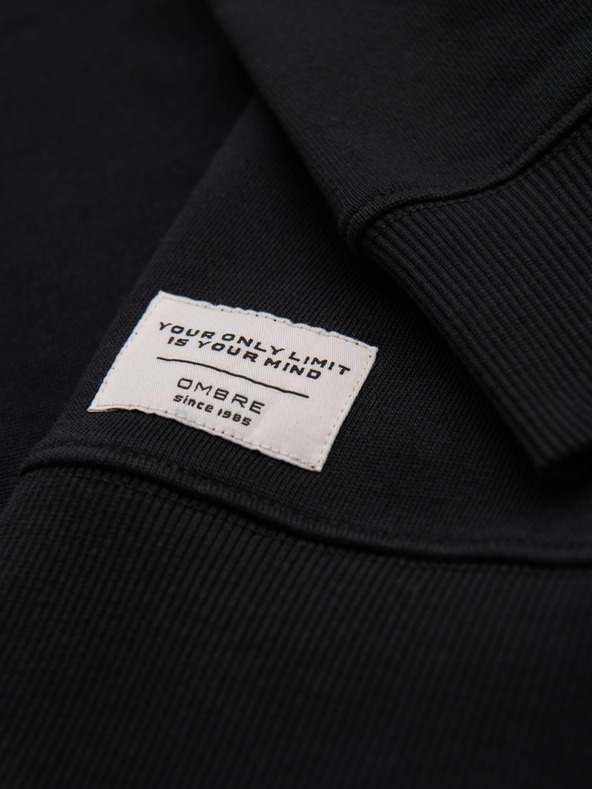 Ombre Clothing Moska jopica BASIC s okroglim izrezom - črna Ombre Clothing