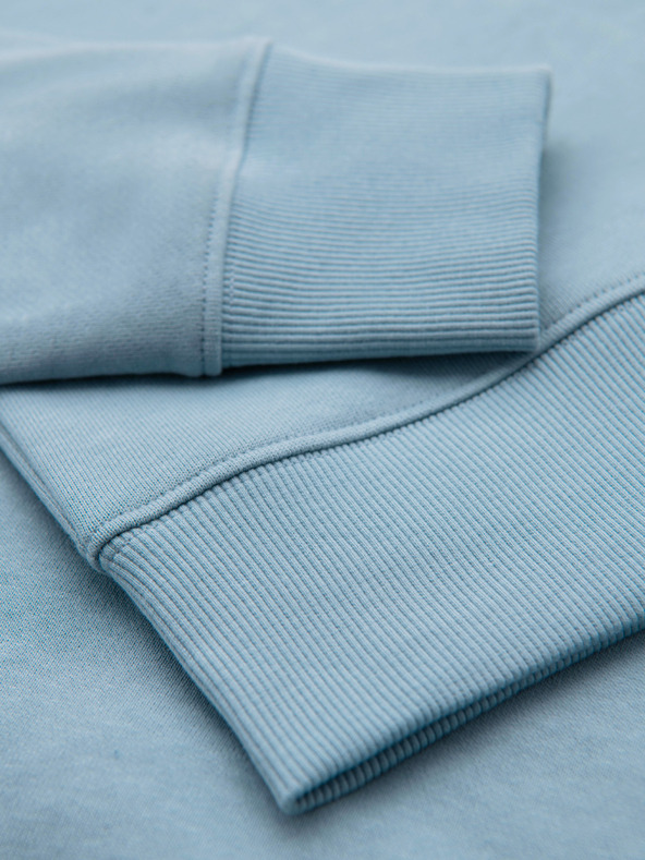 Ombre Clothing Moska jopica BASIC s okroglim izrezom - modra Ombre Clothing