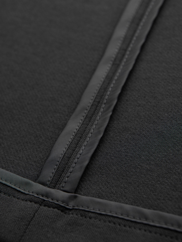 Ombre Clothing Moska pletena jakna ozke reze s fino strukturo - grafit V1 M165 Ombre Clothing