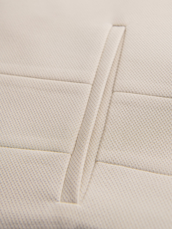 Ombre Clothing Elegantna moska vesta s lopati - bež V2 V66 Ombre Clothing