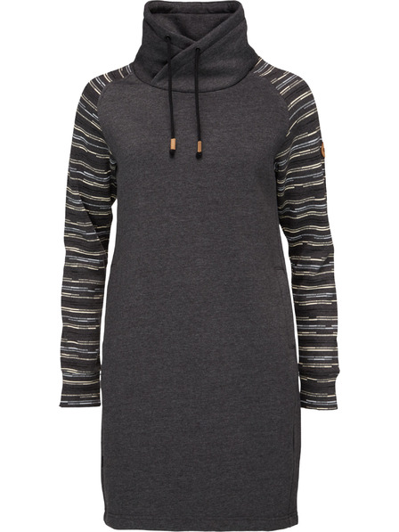 Loap Ženske obleke LOAP EBNERA Temno siva