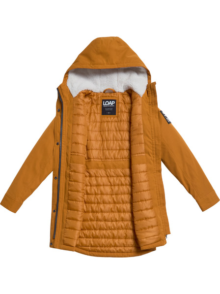 Loap Ženski plašč LOAP NABRA Rumena