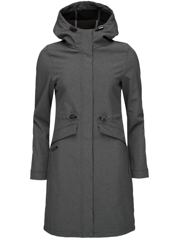 Loap Ženski softshellski plašč LOAP LUNARA Temno siva