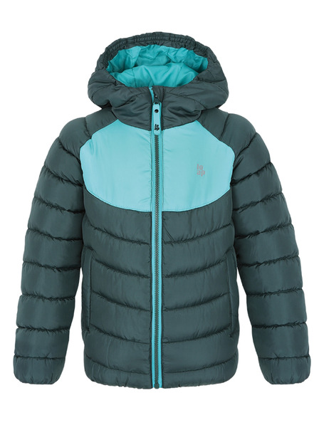 Loap Otroška bunda LOAP INSUM Temno zelena/Temno zelena