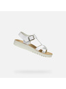 Geox Bele otroške sandale Geox Sandal Costarei Gi